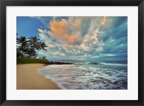 Framed Secluded Beach Print