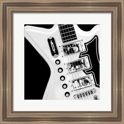 Framed Classic Guitar Detail II Print