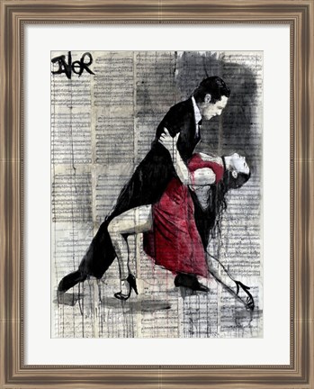 Framed Midnight Tango Print