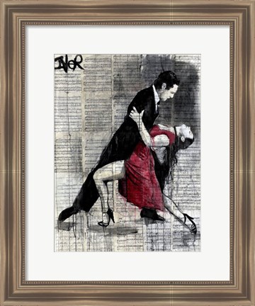 Framed Midnight Tango Print