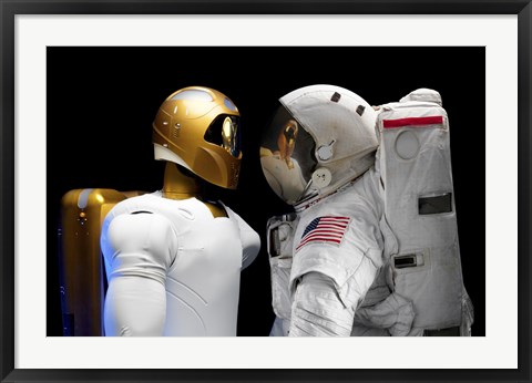 Framed Robonaut 2, a Dexterous, Humanoid Astronaut Helper Print