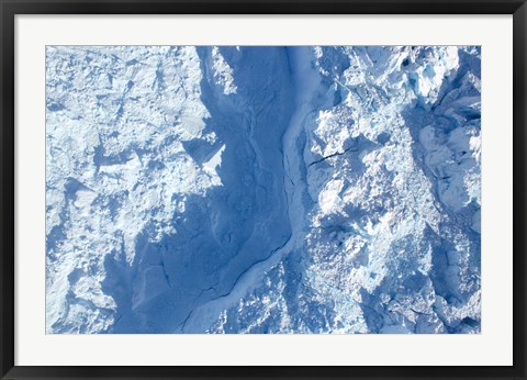 Framed Calving front of the Jakobshavn Glacier Print