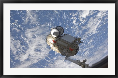 Framed Mini Research Module 1 Segment of the International Space Station Print