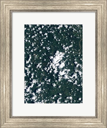 Framed Satellite view of the Thailand Print