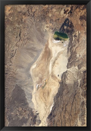 Framed Natural-Color Image of the North End of the Suguta Valley in Kenya Print