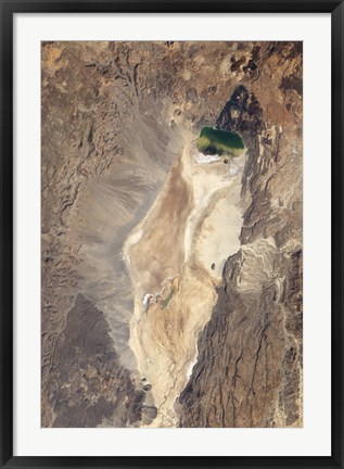 Framed Natural-Color Image of the North End of the Suguta Valley in Kenya Print