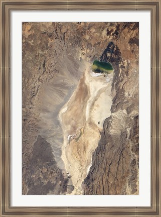 Framed Natural-Color Image of the North End of the Suguta Valley in Kenya Print