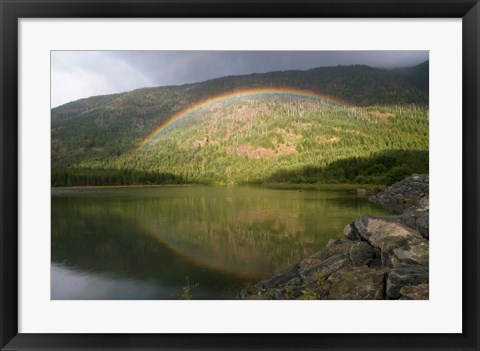 Framed Buttle Lake, Vancouver Isl, British Columbia Print