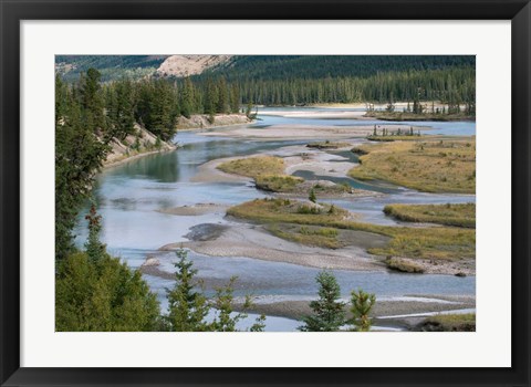 Framed Rivers in Jasper National Park, Canada Print