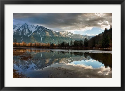 Framed Storm, Agassiz, British Columbia, Canada Print