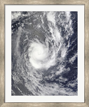 Framed Tropical Cyclone Pat over the Southern Pacific Ocean Print