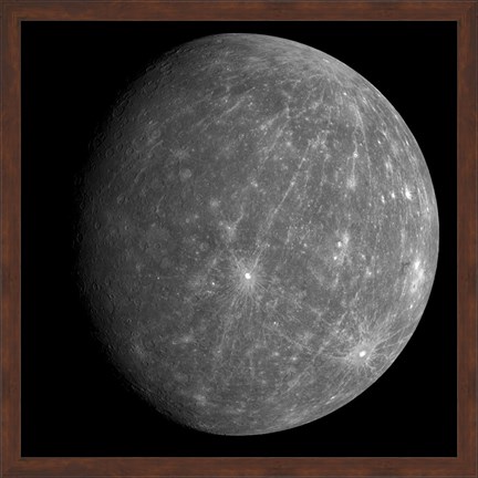 Framed Planet Mercury 2 Print