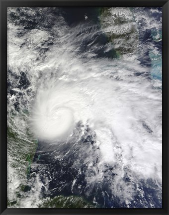 Framed Tropical Storm Ida in the Caribbean Sea Print