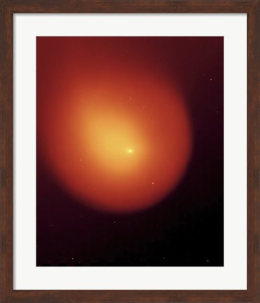 Framed Comet 17P/Holmes Print