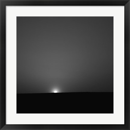 Framed Sunrise on Mars Print