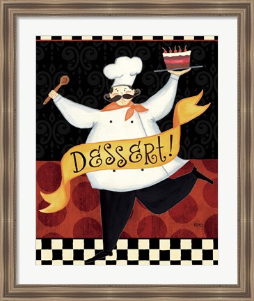 Framed Bon Appetit II Print