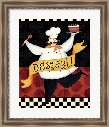 Framed Bon Appetit II Print