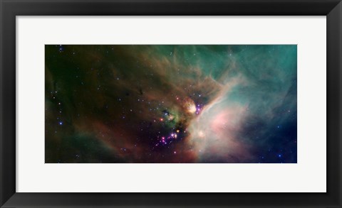 Framed Rho Ophiuchi Nebula Print