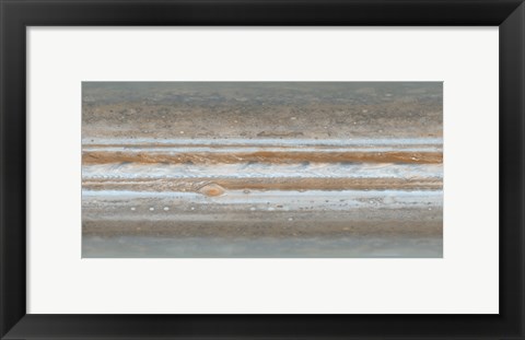 Framed Color Map of Jupiter Print