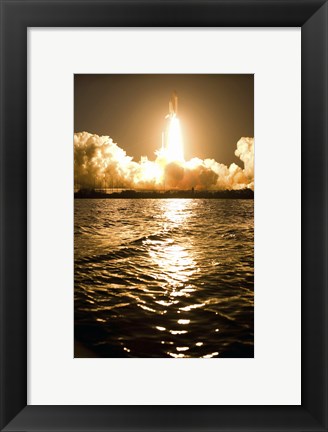 Framed Lift-Off of Space Shuttle Discovery Print