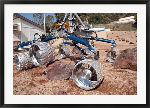 Framed Scarecrow, a Mobility-Testing Model for Mars Science Laboratory Print