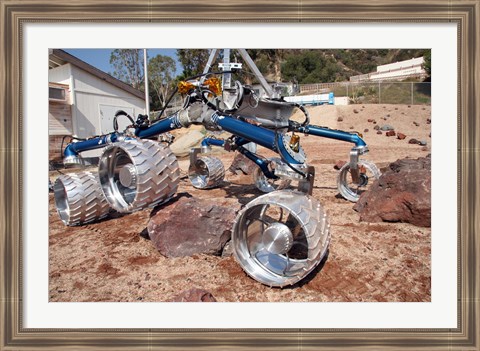 Framed Scarecrow, a Mobility-Testing Model for Mars Science Laboratory Print