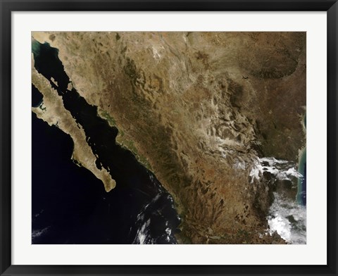 Framed Northern Mexico Print