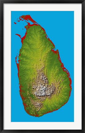 Framed Sri Lanka Print