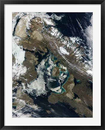 Framed Foxe Basin, Northern Canada Print