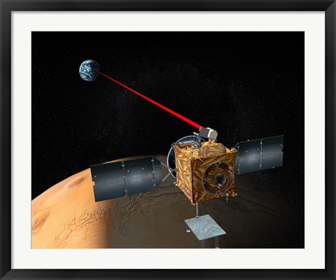 Framed Mars Telecommunications Orbiter Print