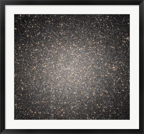 Framed Core of the Globular Cluster Omega Centauri Print