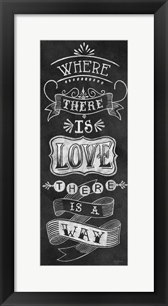 Framed Where There is Love Print