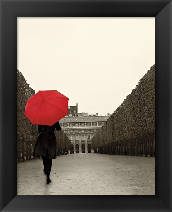 Framed Paris Stroll I Feet Print