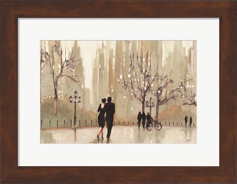 Framed Evening Out Neutral Print