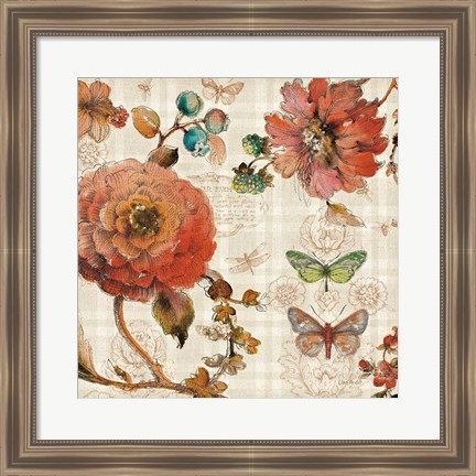 Framed French Country IV Print