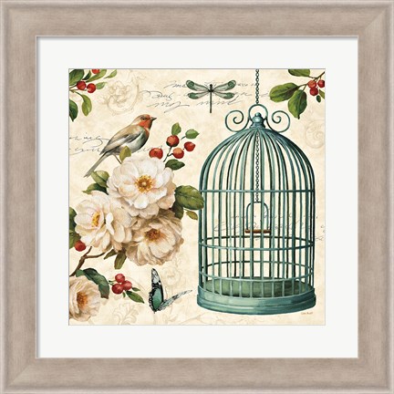 Framed Free as a Bird I Print