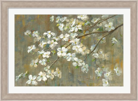 Framed Dogwood in Spring Print