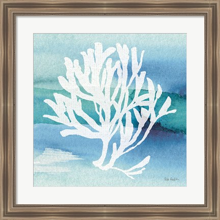 Framed Sea Life Coral I Print