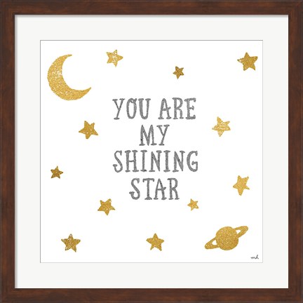 Framed Shining Star Print