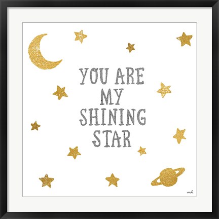 Framed Shining Star Print