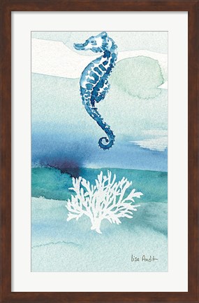 Framed Sea Life VIII no Border Print