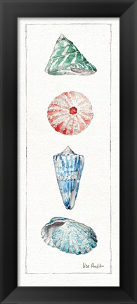 Framed Sea Finds III (panel) Print