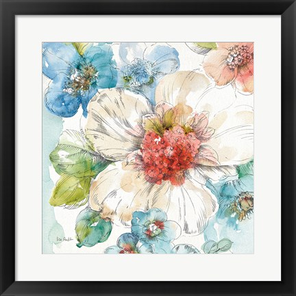 Framed Summer Bloom III Print