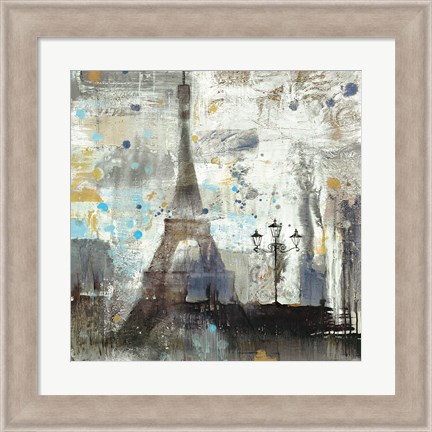 Framed Eiffel Tower Neutral Print