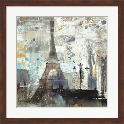 Framed Eiffel Tower Neutral Print