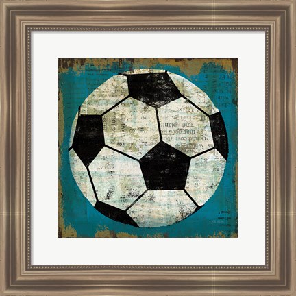 Framed Ball IV Print