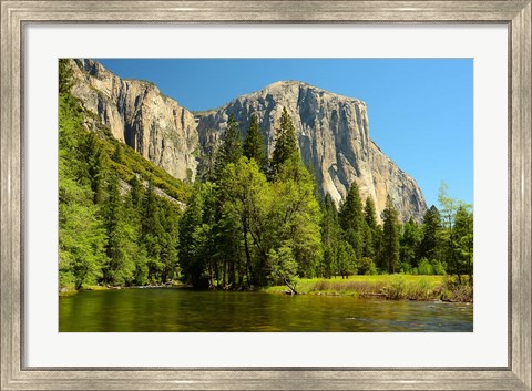 Framed Merced River on the Valley Floor, Yosemite NP, California Print