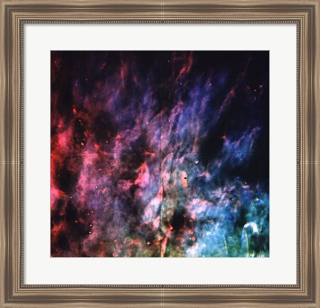 Framed Window-Curtain Structure of the Orion Nebula Print