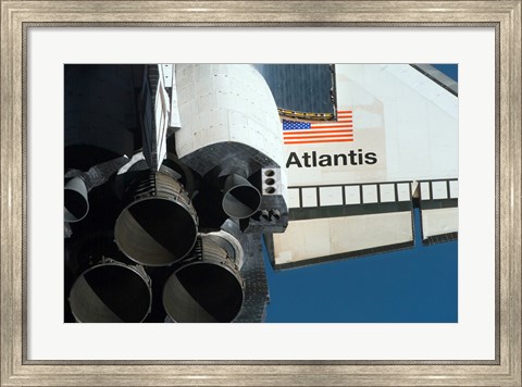 Framed Space Shuttle Atlantis Print