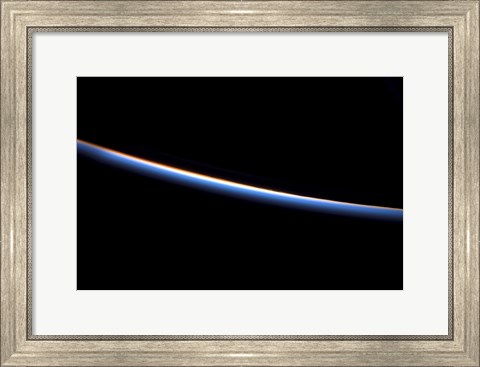 Framed Airglow Layers at Earth&#39;s horizon Print